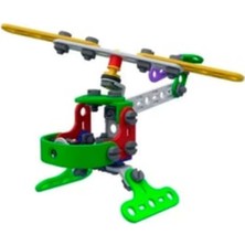 77 Parça Tak-Sök Helikopter Block Yapı Seti - Build Technic Set -
