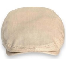 Yazlık Keten Ingiliz London Ördek Erkek Kasket Şapka CP238