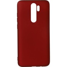 Piyasa Sepeti Xiaomi Redmi Note 8 Pro Premium Silikon Kılıf Bordo