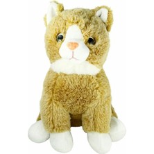 Vardem Oyuncak PB31221-23 Peluş Oturan Kedi 23 cm -Vardem