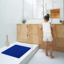 MR MİLREY Kıvırcık Banyo Paspası 50 x 50  cm  | Duşa Kabin Için Kaymaz ve Su Emici Islak Zemin Kıvırcık Paspası
