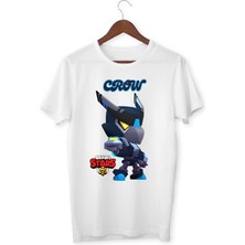 Brawl Stars Crow Tişört Çocuk Yetişkin Unisex Crow T-Shirt