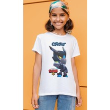 Brawl Stars Crow Tişört Çocuk Yetişkin Unisex Crow T-Shirt