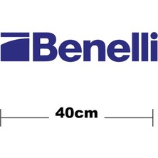 Marsilyan Benelli Logo Yazı Sticker Etiket Tek Renk