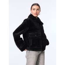 Urbancode Standart Siyah Kadın Ceket BJ19707- Black