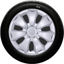 Sjs Sks Mazda Jant Kapağı 16 Inc Kırılmaz 1 Takım 4 Adet NO:417