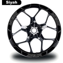 Marsilyan Siyah Cf Moto 250 Sr Geniş Jant Sticker Etiket Modeli