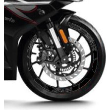 Marsilyan Siyah Cf Moto 250 Sr Geniş Jant Sticker Etiket Modeli