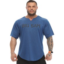 Big Sam Oversize Bodybuilding Rag Top T-Shirt Big Sam 3332