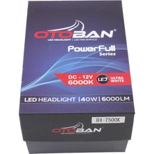 Otoban LED H4 Power Ful 25W 7500 K