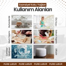 Pure Lueur Pudra Esansiyel Uçucu Koku Yağı Buhurdanlık Yağı Difüzör Esansı Hobi Esans Ortam Oda Kokusu 10 ml