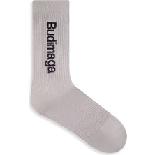 Erkek Gri Antrenman Fitness Tenis Spor Çorap