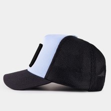 Blackbörk Siyah Siperli - Buz Mavi - Siyah Fileli Şapka (Cap)