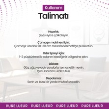 Pure Lueur Amber Parfü mlü Oda ve Çamaşır Spreyi Ortam ve Kumaş Kokusu Amber Romantic Room Spray 250 ml