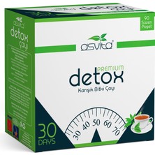 Asvita Detox Çayı 90 Süzen 13 Bitki Karışımlı