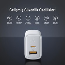 Voltme V2110 Revo Beyaz 35W Ca Gan Şarj Cihazı