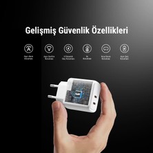 Voltme V2112 Revo Beyaz 45W cc Gan Şarj Cihazı