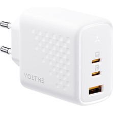 Voltme V2024 Revo Beyaz 65W Cca Gan Şarj Cihazı