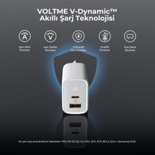 Voltme V2114 Revo Beyaz 45W Ca Gan Şarj Cihazı