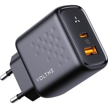 Voltme V2113 Revo Siyah 45W Ca Gan Şarj Cihazı