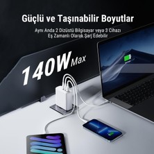 Voltme V2028 Revo Beyaz 140W CCA Gan Şarj Cihazı