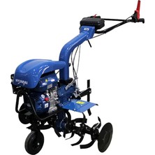 Hyundai H75 7bg 208 cc İpli 110 cm 75 Kg 2 +1 Şanzımanlı Tekersiz Benzinli Çapa Makinesi