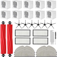 IgnisForge Aksesuar Seti Yedek Parça + / Max+ Robot Süpürge, Ana Fırça, Paspas Bezi Pedleri, Vakum Torbaları Için Uyumlu (Yurt Dışından)