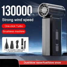 IgnisForge Mini Turbo Jet Fan 130000 Rpm 35M/STURBO Şiddetli Fırçasız Motor Yüksek Hızlı Kanallı Güçlü Hava Üfleyici (Yurt Dışından)