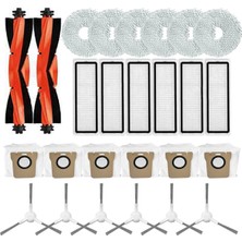 IgnisForge Robot Vakum X20+/X20 Plus Yedek Parça Aksesuarları Ana Yan Fırça Hepa Filtre Paspas Bezi Toz Torbası (Yurt Dışından)