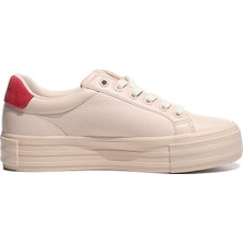 Calvin Klein Kadın Pembe Logolu Sneakers