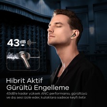 Soundpeats Capsule3 Pro Hi-Res 3+3 Mikforon 52 Saat Kullanım Süresi Anc - Enc Kablosuz 5.3 Bluetooth Kulaklık