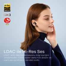 Soundpeats Capsule 3 Pro TWS Bluetooth 5.3 Kablosuz Kulakiçi Kulaklık - Uyarlanabilir ANC - Hi-Res LDAC - 52 Saat Oynatma Süresi (Resmi Distribütör Garantili)