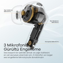 Soundpeats Capsule 3 Pro Hi-Res Ses Sertifikalı 3+3 Mikrofon Anc-Enc 5.3 Bluetooth Kulaklık (Türkiye Garantili)