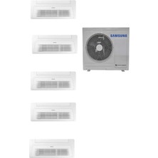 Samsung  Windfree Multi Tek Yön Kaset 1+5 Sistem (AJ100TXJ5KH-EA) 9+9+9+9+18 Btu Iç ,10 Kw Dış