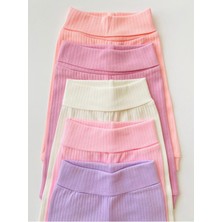 Efu Baby 5'li %100 Pamuklu Raporlu Basic Kız Bebek Pantolon