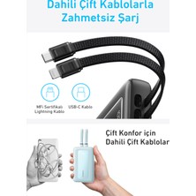 Anker Zolo Powerbank 20.000 mAh 30W Yüksek Hızlı Taşınabilir Şarj Cihazı - Siyah - A1681 (Anker Türkiye Garantili)