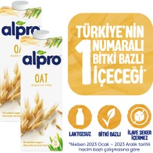 Alpro Yulaf Sütü 2 x 1lt Laktozsuz Bitkisel Vegan Süt