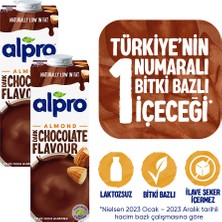 Alpro Bitter Çikolata Badem Içeceği 2 x 1 lt Laktozsuz Bitkisel Vegan Süt