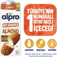 Alpro Şekersiz Bademli İçecek 1L