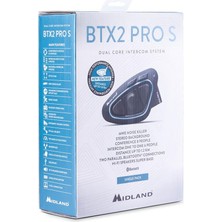 Midland Btx2 Pro S Lr Motosiklet Bluetooth Interkom (Tekli)