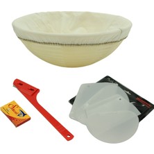 Ekmek Yapım Seti Yuvarlak 22 cm Bezli