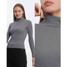 Unisex Yarım Balıkçı Yaka Body