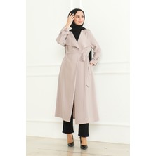 Giy Çık Keten Kap & Bej