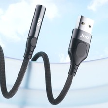 Juo Usb-A To 3.5mm Jack Kulaklık Mikrofon Aux Dönüştürücü Harici Ses Kartı