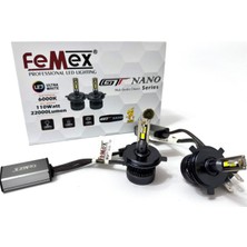 Femex Gt Nano Pro H4 Şimşek Etkili LED Xenon 110W 22000 Lumen