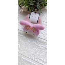Eflin Toka Sanrio Serisi My Melody Pembe Çocuk Peluş Lastik Simit Saç Toka