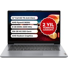 Lenovo Ideapad 1 Amd Ryzen™ 5 5625U 8 GB 256 GB SSD Freedos 14 Inç 82R30096TX