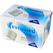 Evromed Gaz Kompres Steril Spanç 100'LÜK Kutu x 4 Kutu (400 Adet)