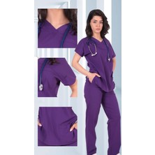 Onurteks Likralı Cerrahi, Doktor, Hemşire, Renkli Üniforma Takım