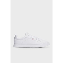 Tommy Hilfiger Logolu Deri Sneaker Ayakkabı Erkek Ayakkabı FM0FM05317 Ybs